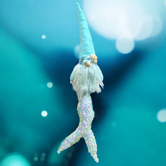 New handmade mermaid gnome - Picture 1 of 4